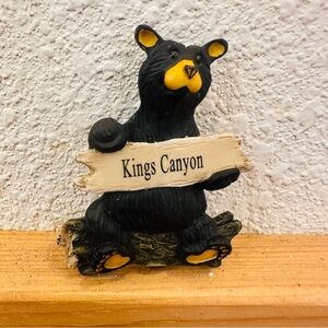Bearfoots Black Bear Kings Canyon Pin